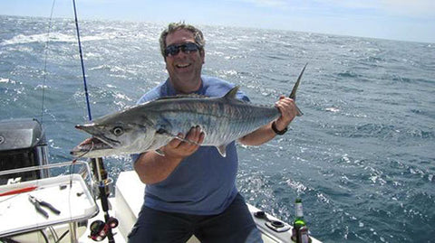 Big Mackerel caught on 50lb Downrigger Shop braid line