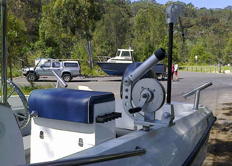 Set up at the boat ramp to get out on the water