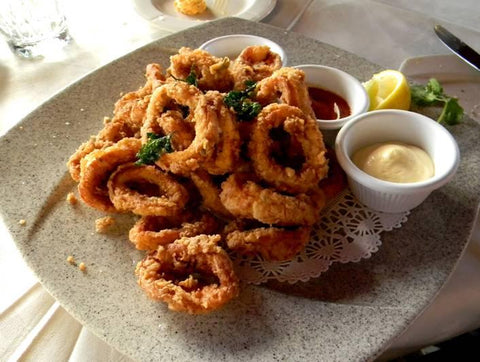Fried calamari alternative to livebaiting