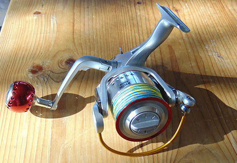 The Ryobi from the top of the reel