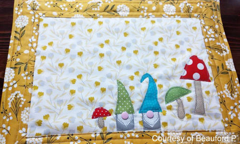 KAM snaps no-sew button fasteners make perfect gnome noses placemats