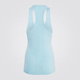 Sky Blue Melange Recycled Seamless Tank