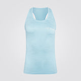 Sky Blue Melange Recycled Seamless Tank