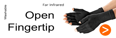 Far Infrared Open Fingertip Gloves