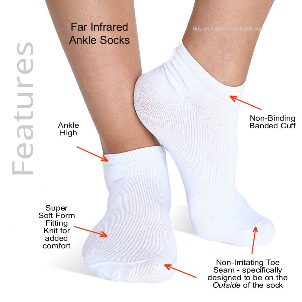 Supportive Far Infrared Socks for Plantar Fasciitis
