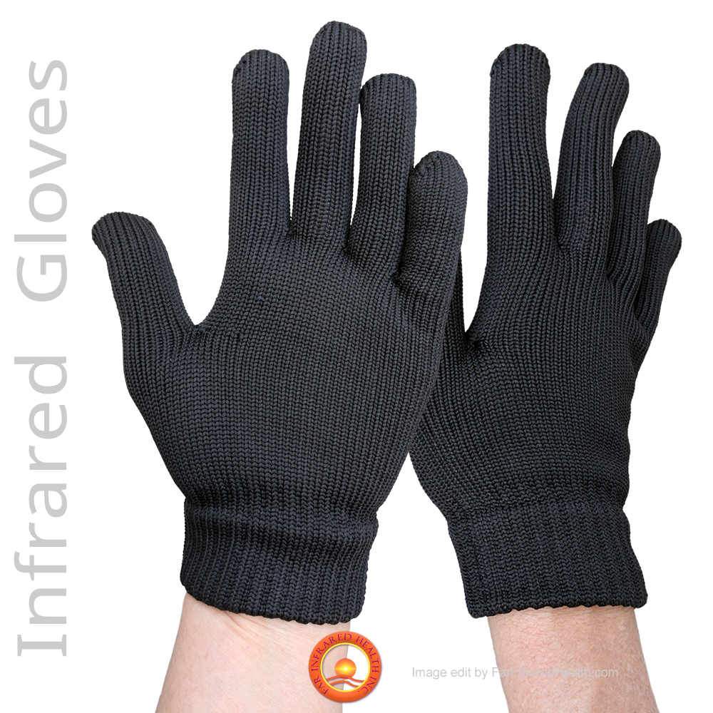 Far Infrared Stretchy Knit Bio-Ceramic Gloves.