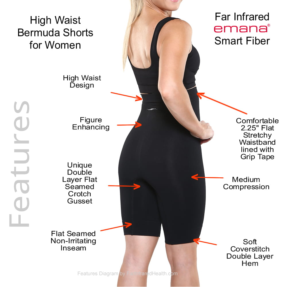 Bermuda Style Far Infrared shorts for Women