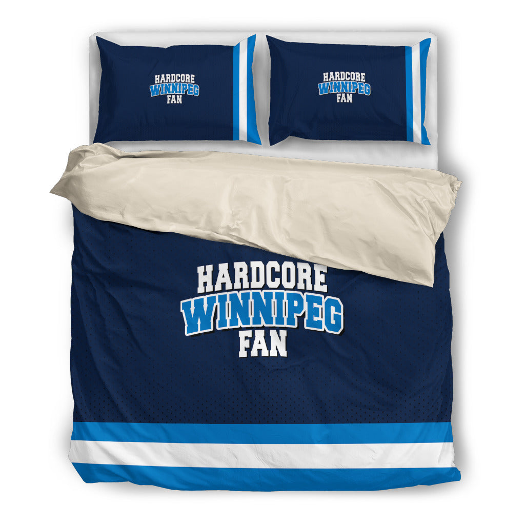 Hardcore Winnipeg Fan Bedding Set Dealrocket