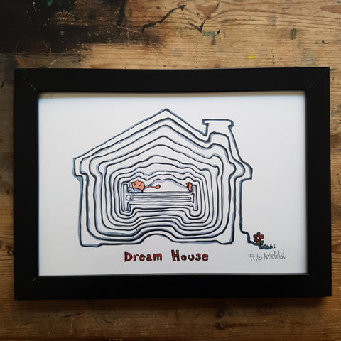 Artprint "Dream house"