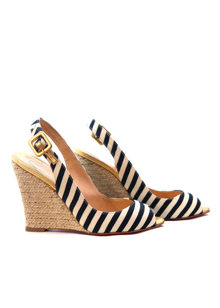 Blue \u0026 White Wedges – Luxout Store