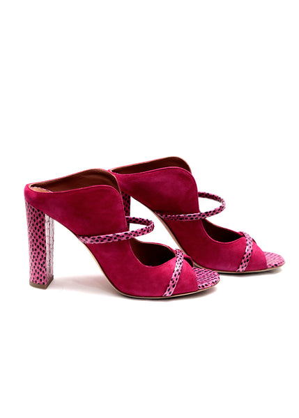 Pink Suede Mules – Luxout Store