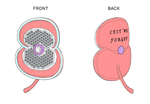 Cad drawing the poppy appeal