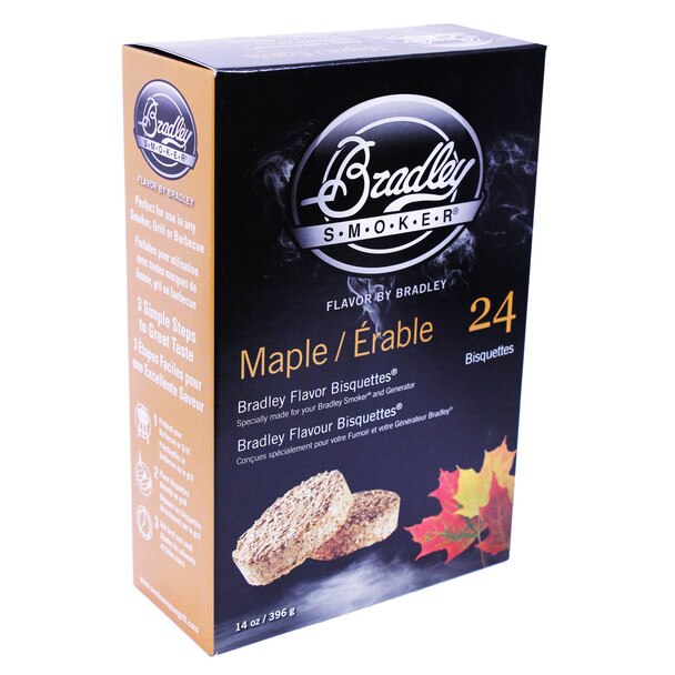Bradley Smokers 106693 Maple Bisquettes Smoker, 24-Pack - tractorup2