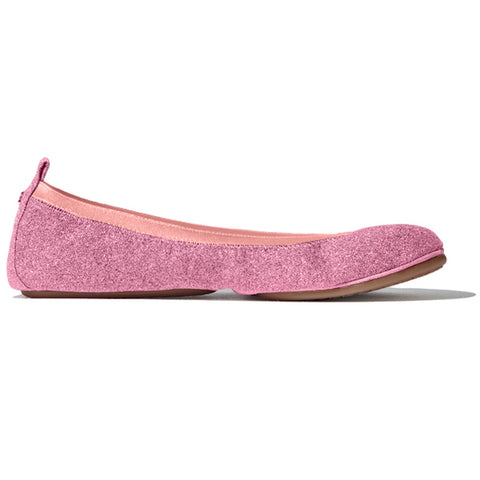 Samara Black and Silver Python Ballet Flat
