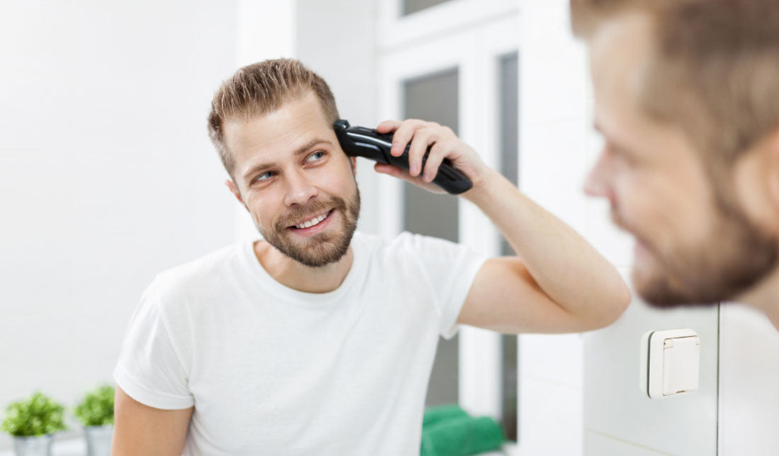 how to use a hair trimmer on a man