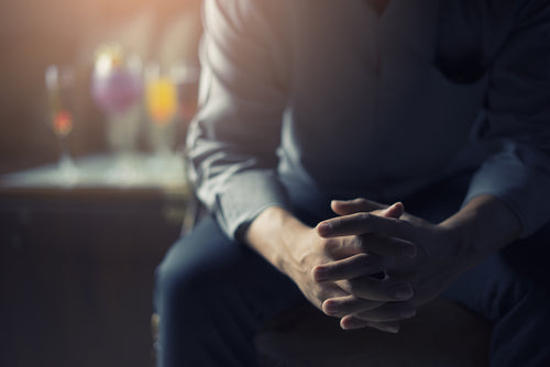 man at bar