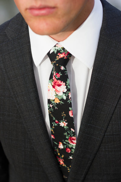 floral tie