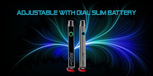 vapors & things 400mah adjustable with dial twist slim battery 510 thread