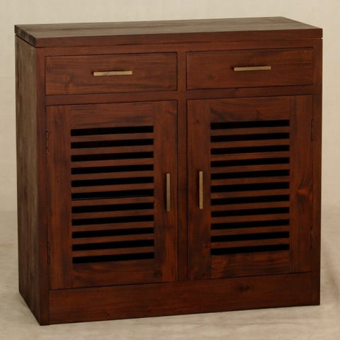 Holland Buffet Sideboard 2 Door 2 Drawer Cabinet Mahogany Colour TEK168SB 202 HSR FL