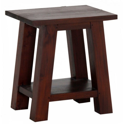 Japanese Side Table Stool TEK168 LT 000 JS Lamp Coffee Table ( Mahogany Colour )
