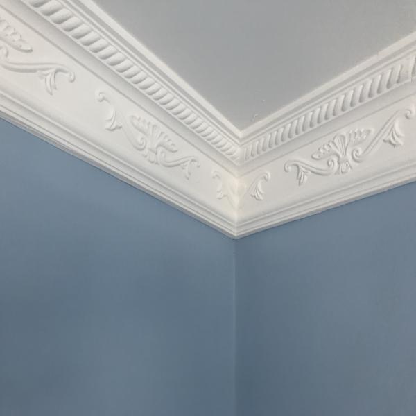 Plaster Coving Decorated 115mm Drop Lpc008