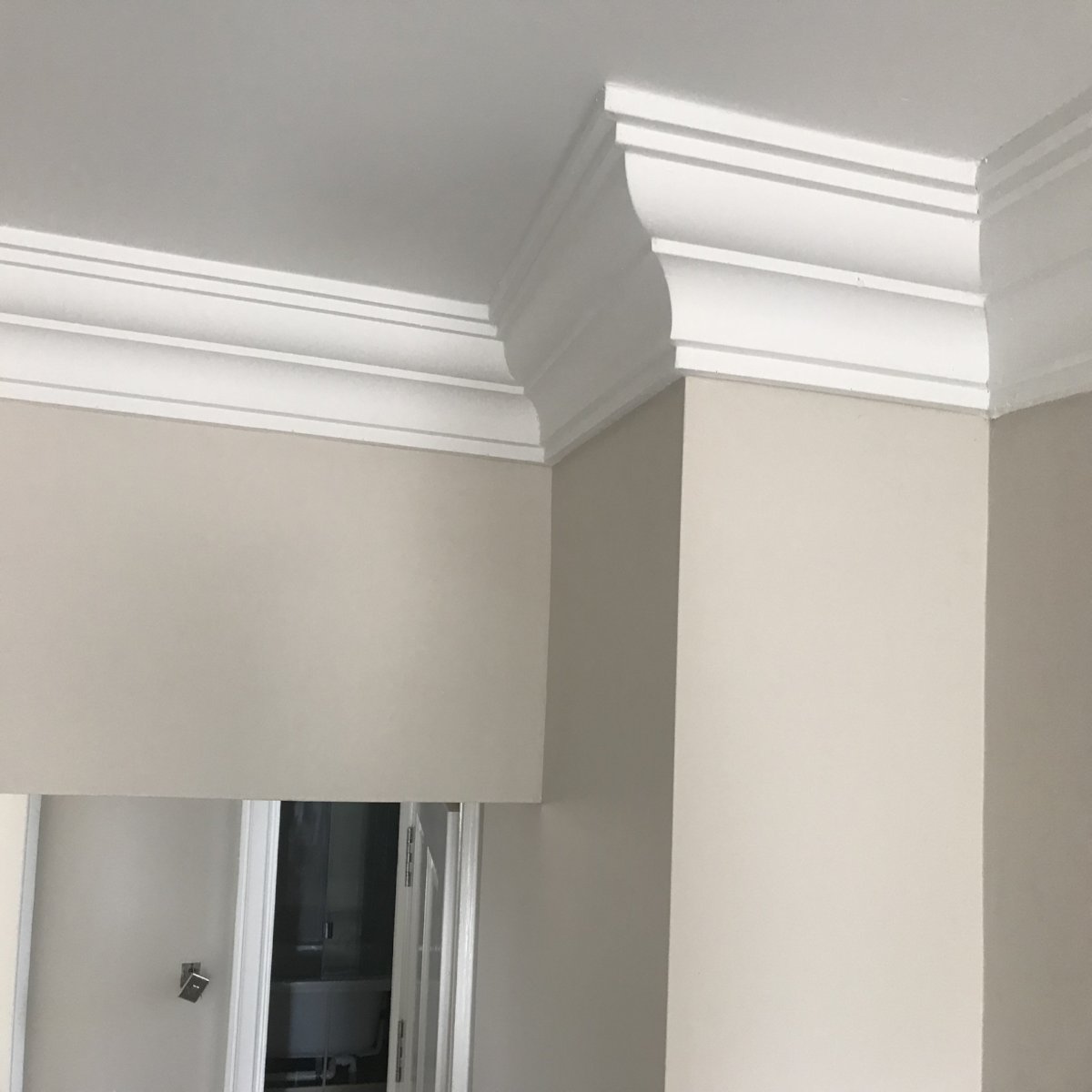 Plaster Coving Cornice Plain Run 110mm Mpc051