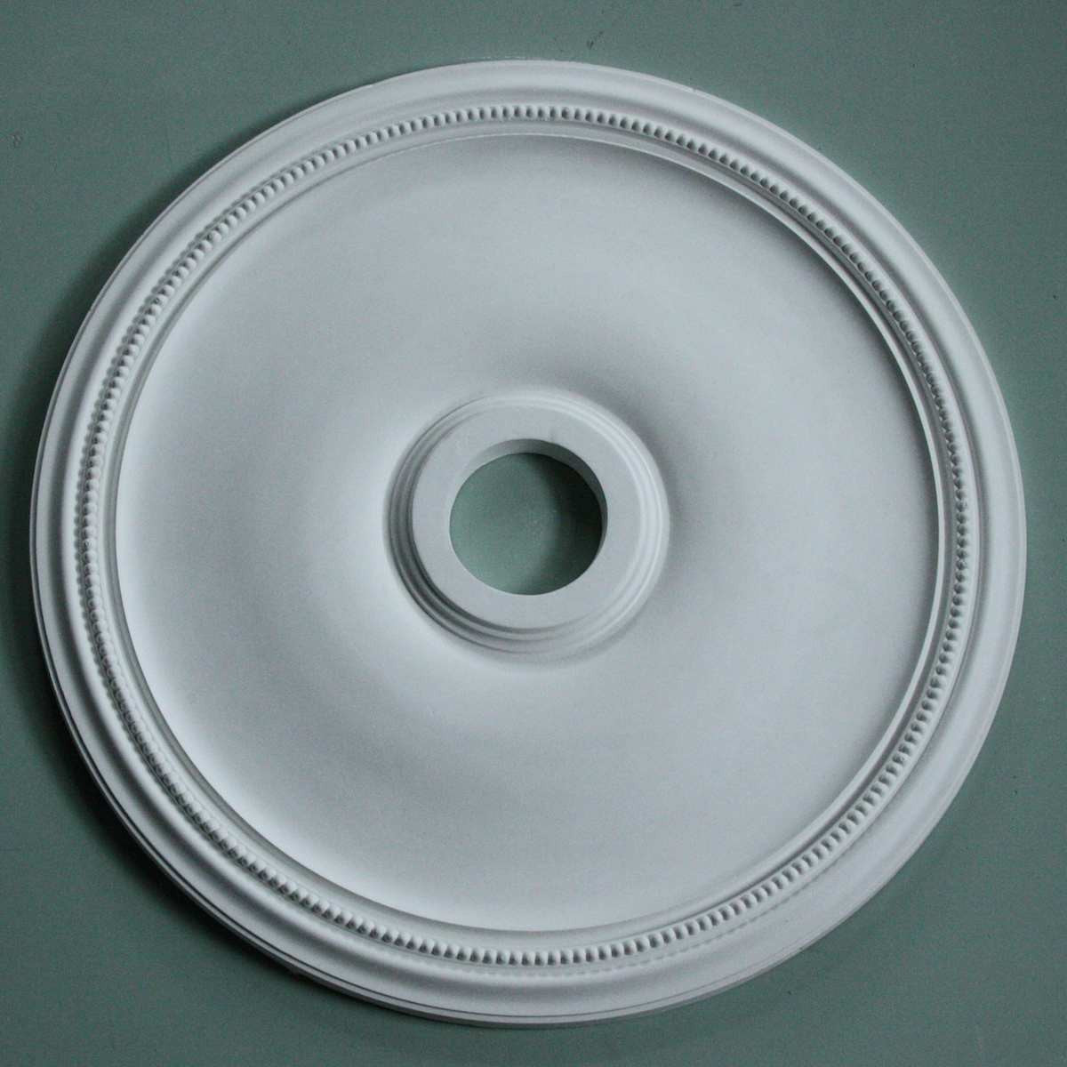 Plain Plaster Ceiling Rose With Beading 610mm Dia Mpr060
