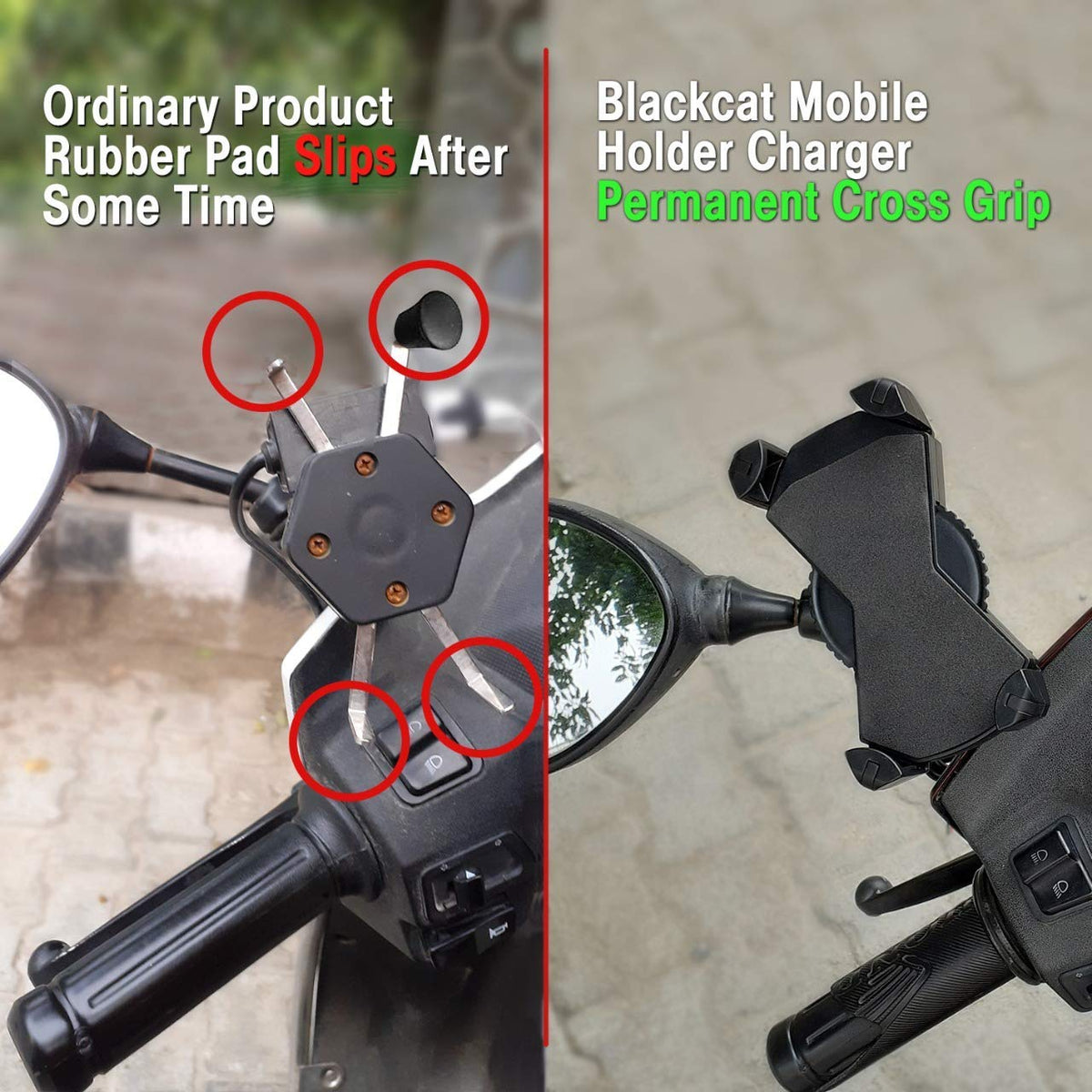 bike mobile charger holder