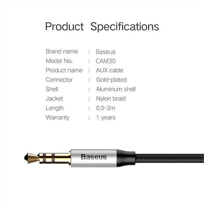 baseus AUX cable branded buy in pakistan