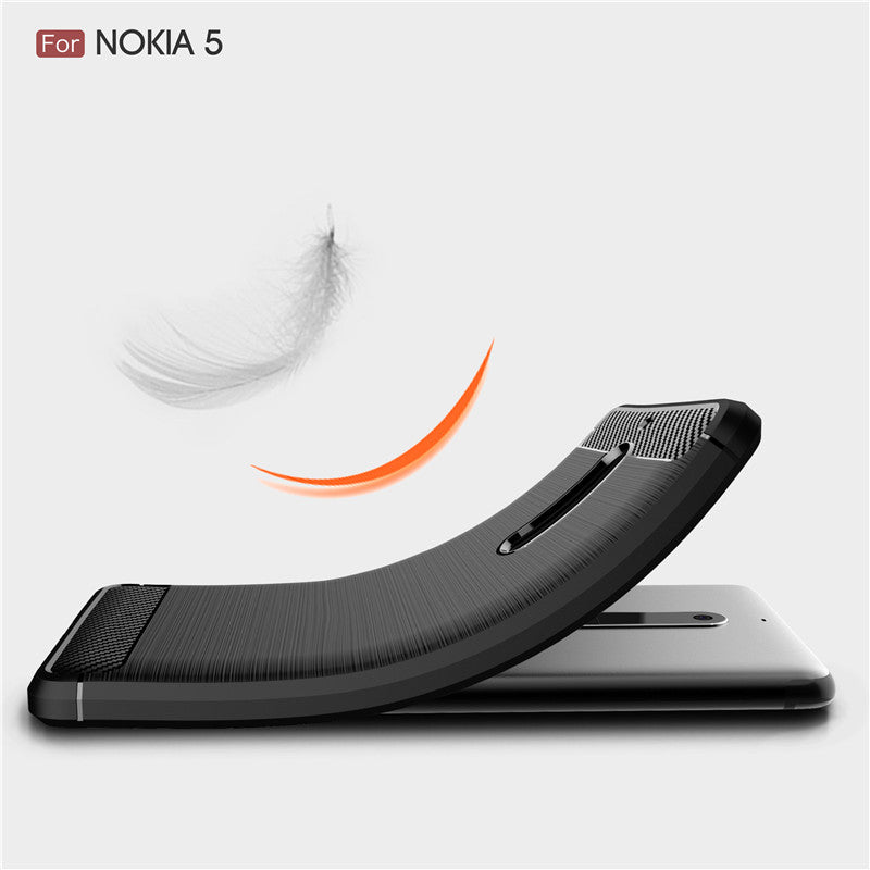 Carbon Wiredrawing Case For Nokia 5 on phonecasepk Online Store Buy Now