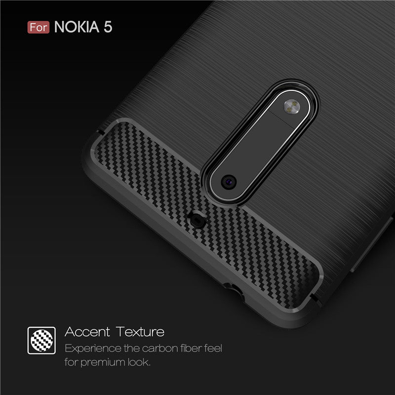 Carbon Wiredrawing Case For Nokia 5 on phonecasepk Online Store Buy Now