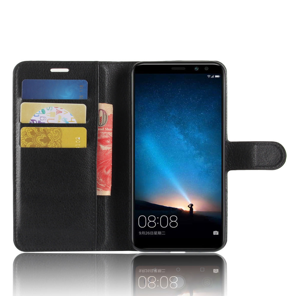 huawei mate 10 lite leather flip cover