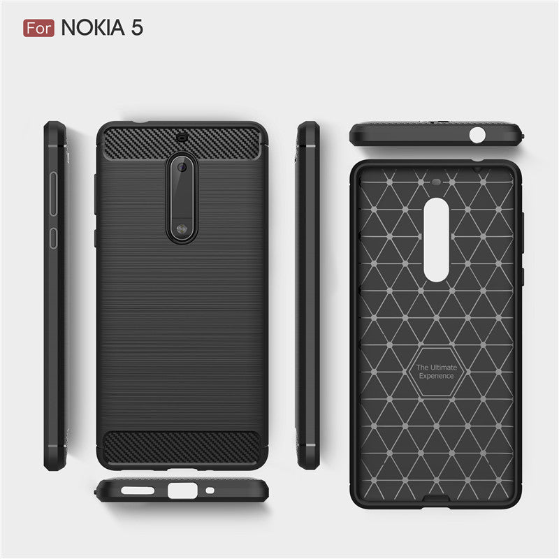 Carbon Wiredrawing Case For Nokia 5 on phonecasepk Online Store Buy Now