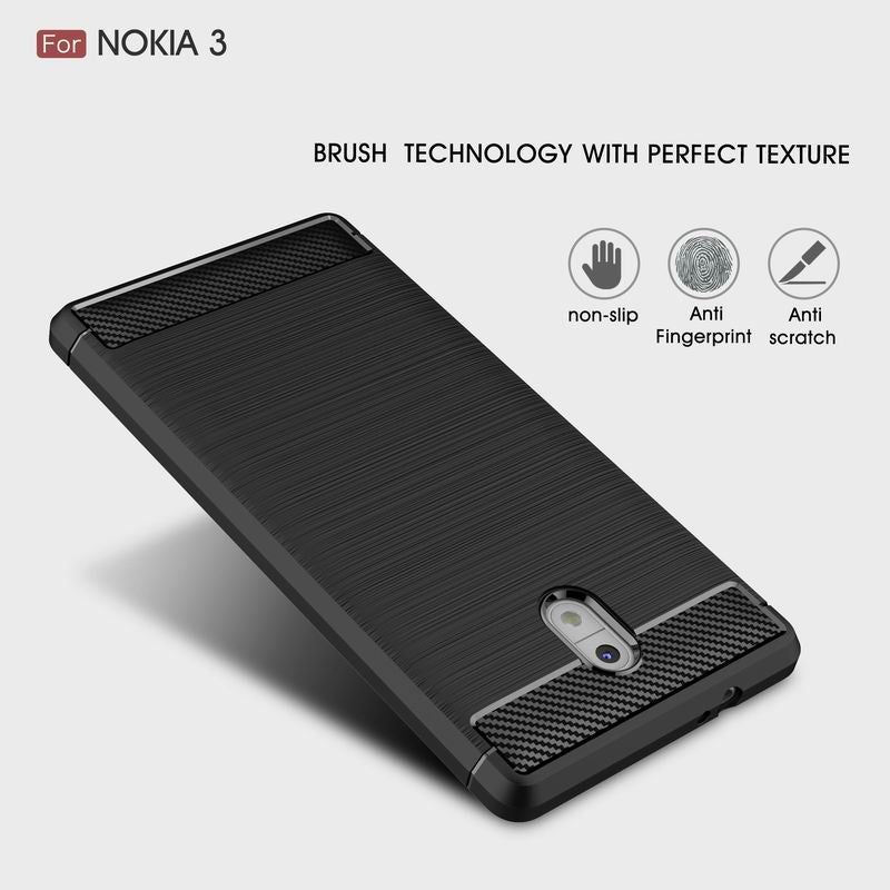 Nokia 3 Carbon Wiredrawing Case in Pakistan  Buy Now