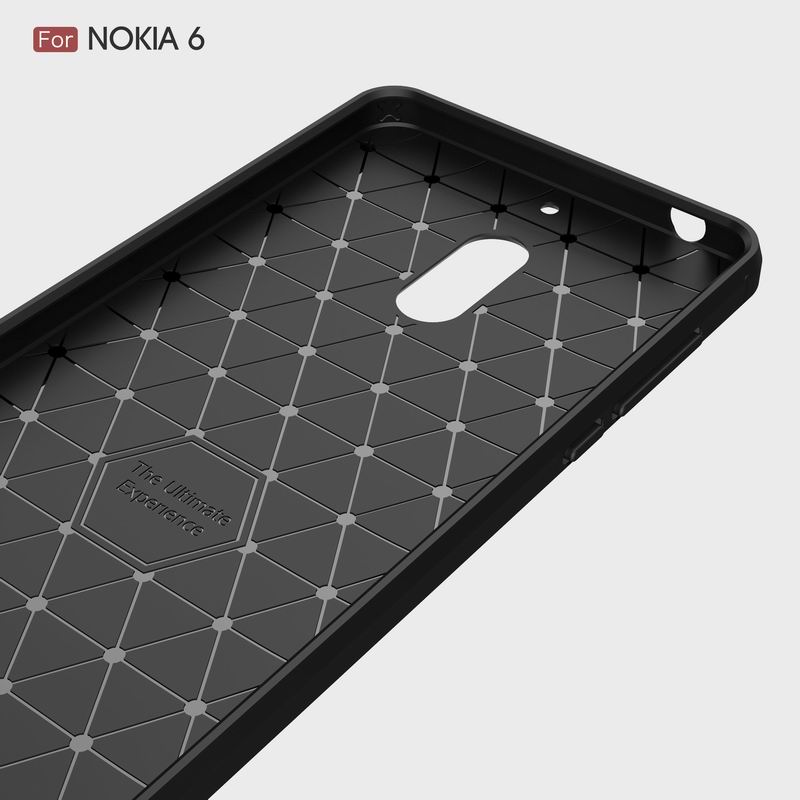 Carbon Wiredrawing Case For Nokia 6 on phonecasepk Online Store Buy Now