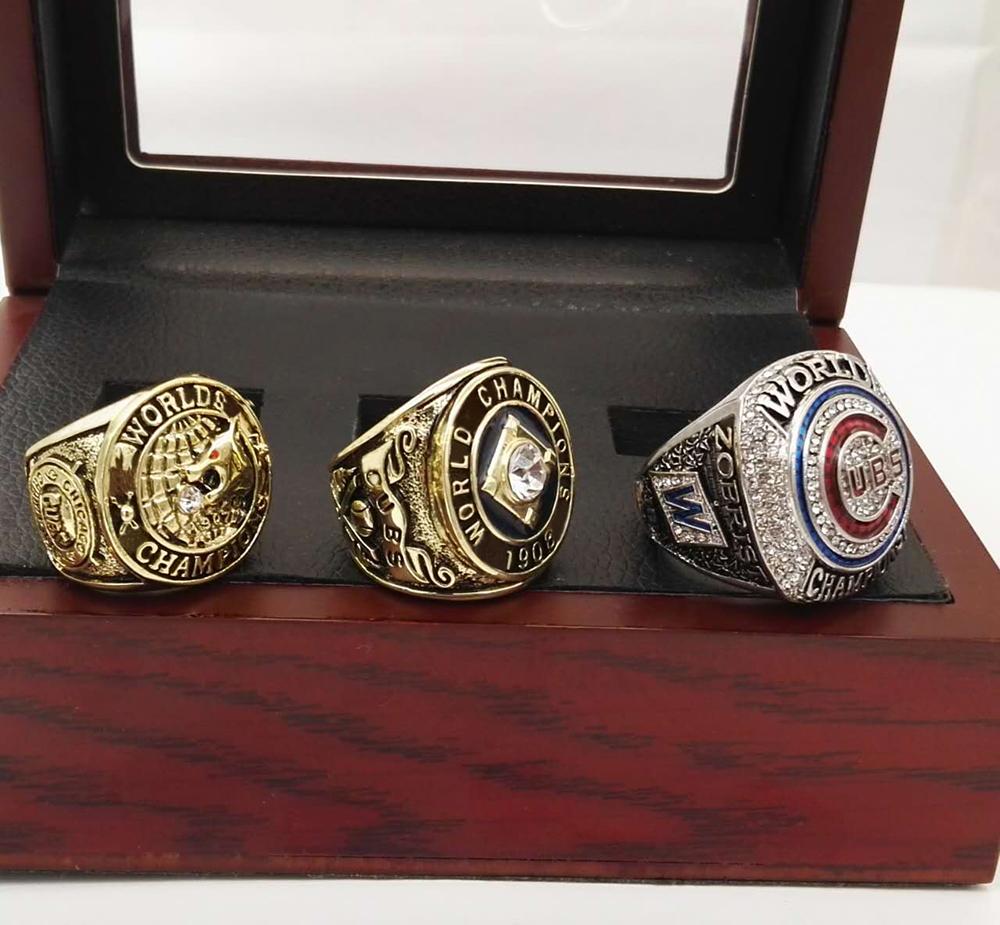 Chicago Cubs World Series Championship Replica Rings [3 Ring Set] – Champ Rings USA