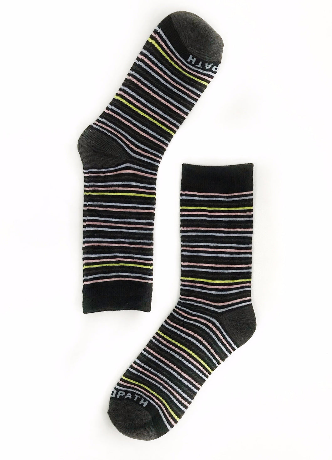 Black & Pastel Stripes