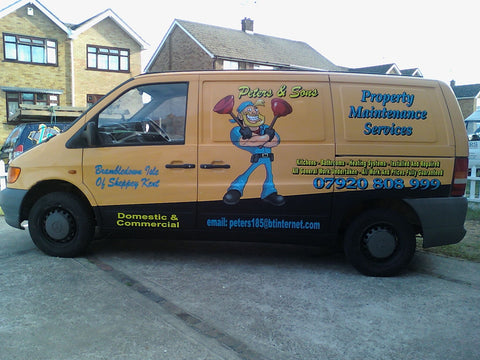 Ashford Vehicle Graphics. Fitted van and car signs free design good prices by www.1st4signs.com