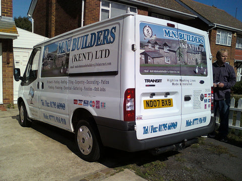 Sittingbourne Vehicle Graphics. Fitted van and car signs free design good prices by www.1st4signs.com