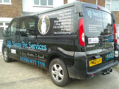 Corporate van signs