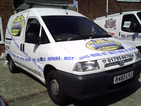 Halfway Vehicle Graphics. Fitted van and car signs free design good prices by www.1st4signs.com