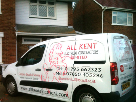 Kent Vehicle Graphics. Fitted van and car signs free design good prices by www.1st4signs.com