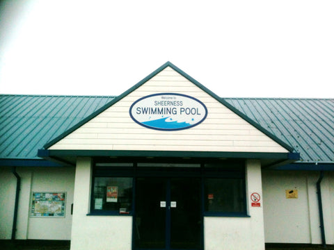 shop sign makers fitters and suppliers sheerness Kent 1st 4 signs county council swimming pool