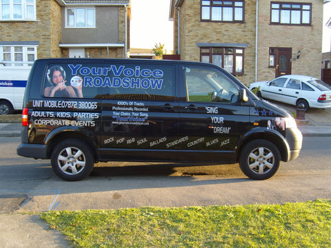 Hempsted Valley Vehicle Graphics. Fitted van and car signs free design good prices by www.1st4signs.com