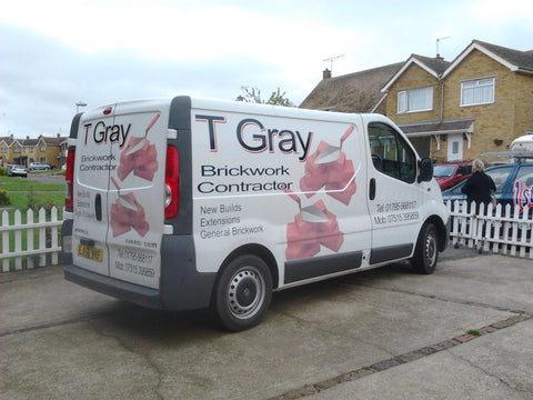 Bredhurst Vehicle Graphics. Fitted van and car signs free design good prices by www.1st4signs.com