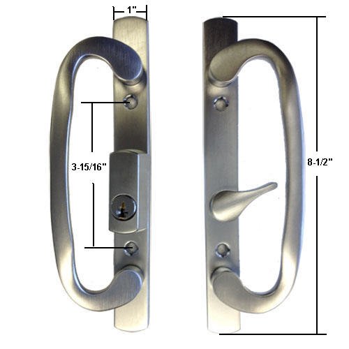 door handle and latch set