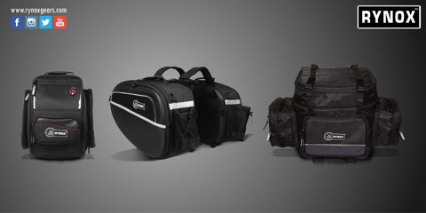 Soft motorcycle luggage comes in 3 types – tank bag, saddlebags and tail bag.