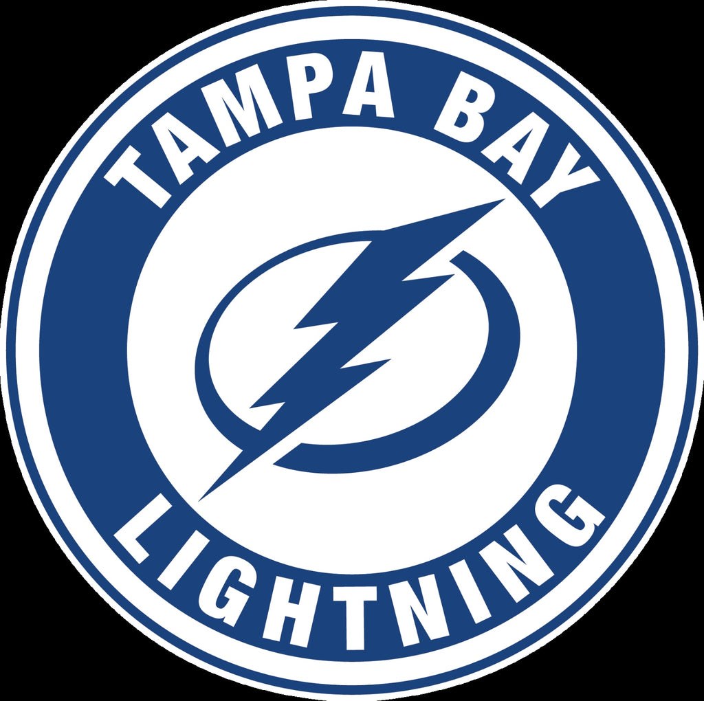 Tampa Bay Lightning Circle Logo Vinyl Decal / Sticker 5 Sizes