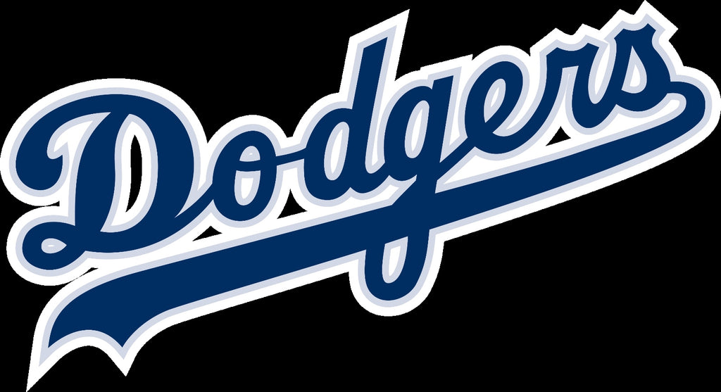 Los Angeles Dodgers TEXT logo Vinyl Decal / Sticker 5 Sizes!!! | Sportz