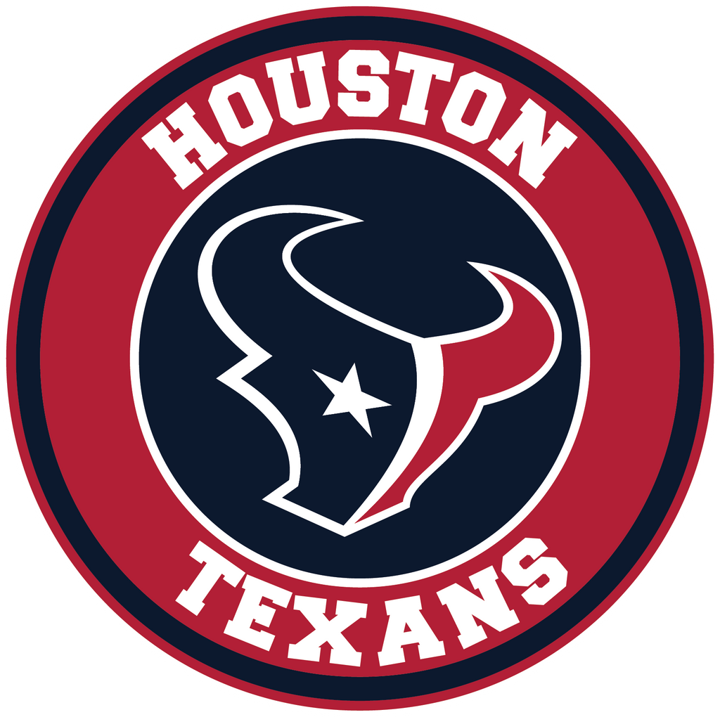 Houston Texans Circle Logo Vinyl Decal / Sticker 5 sizes!! | Sportz For